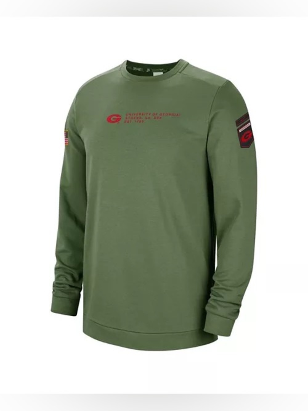 Nike Olive Georgia Bulldogs Sweatshirt